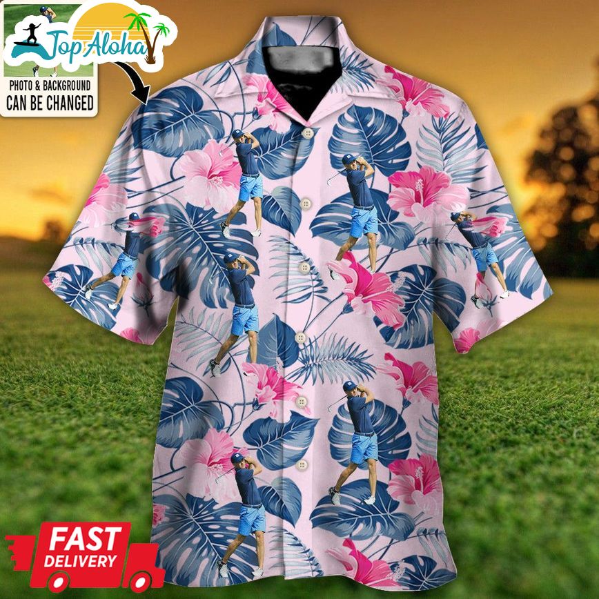 Golf You Want Tropical Style Custom Photo Hawaiian Shirt Personalized Photo Gifts