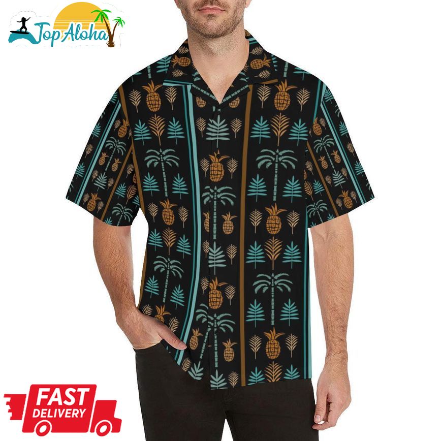 Hawaiian Themed Pattern Print Design Hawaiian Shirt