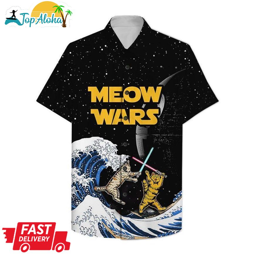 Meow Wars Hawaiian Shirt